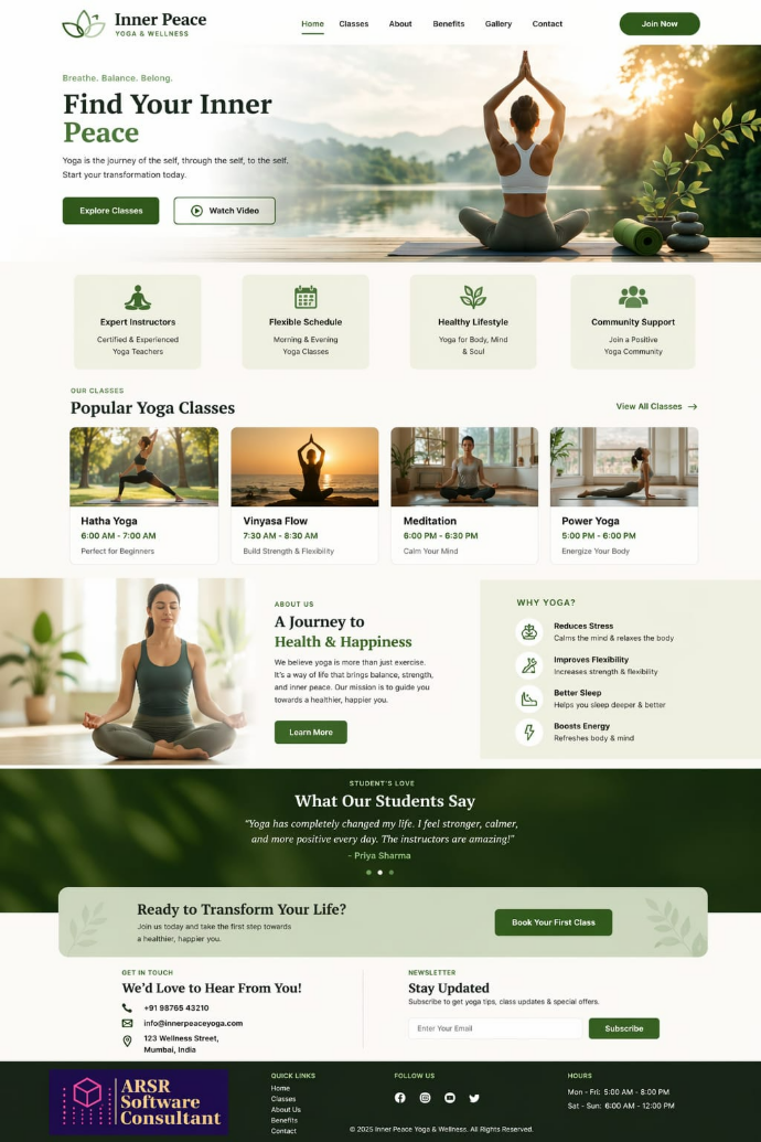 ARSR Software Consultant Templates