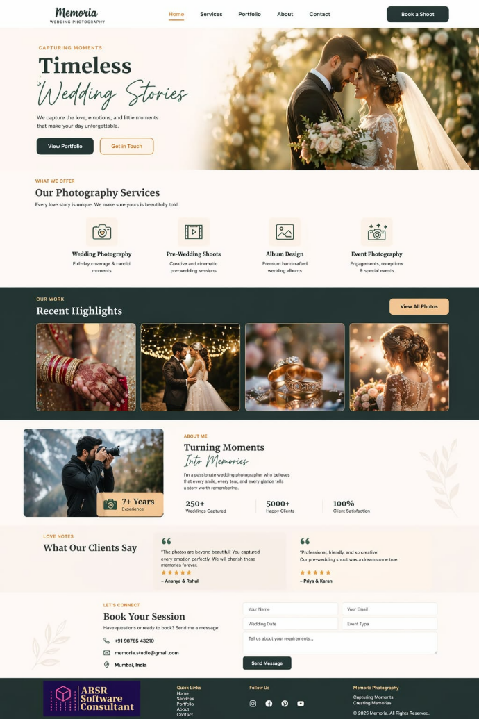 ARSR Software Consultant Templates